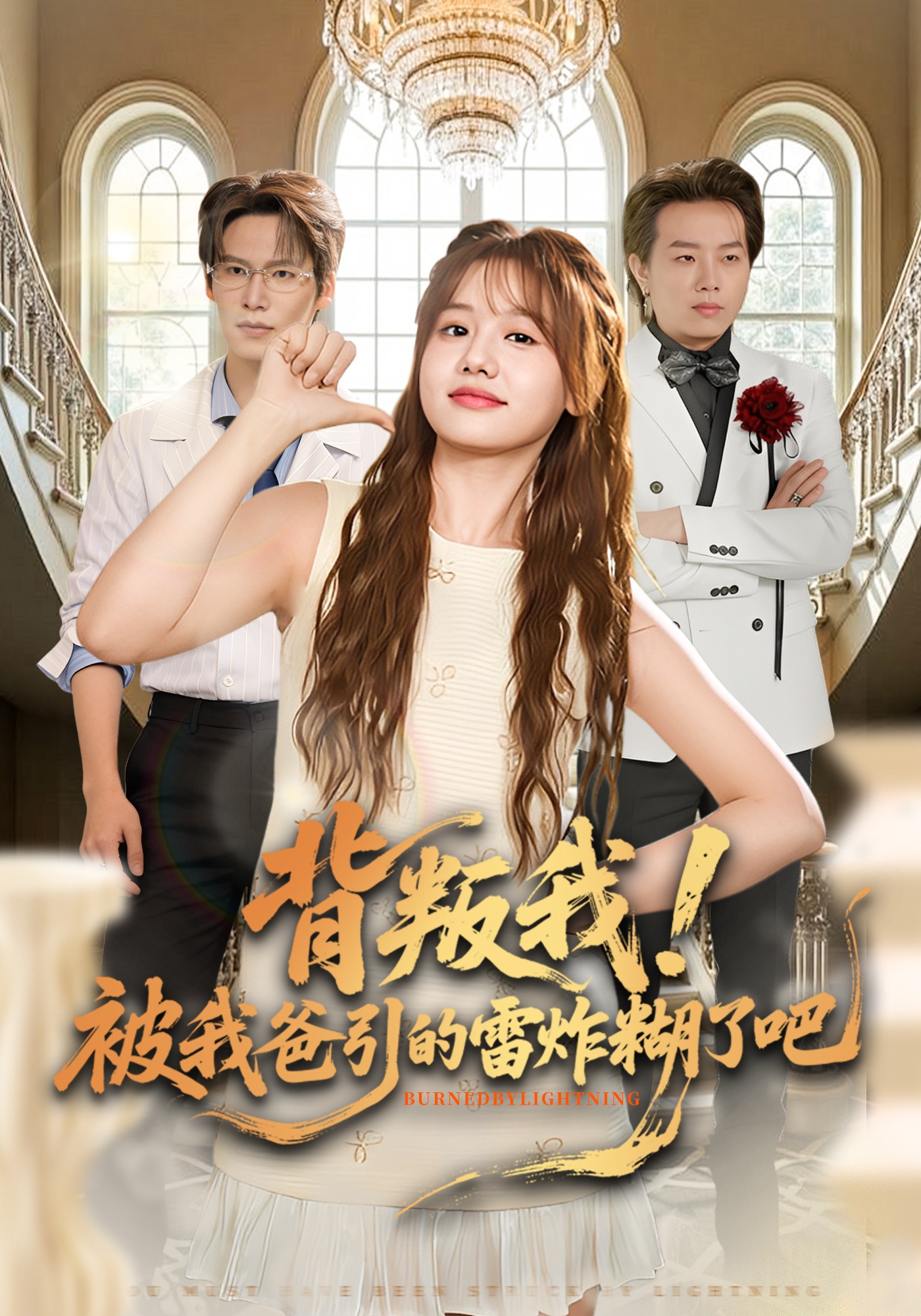 背叛我！被我爸引的雷炸糊了吧